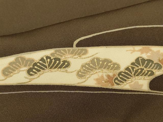 平和屋着物■訪問着 駒刺繍 草花文 金彩 正絹 逸品 CABD9812ze