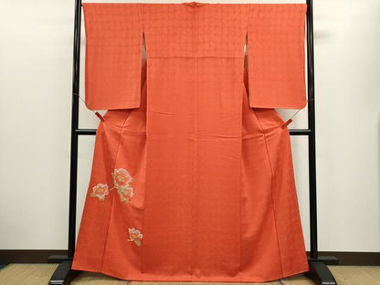 平和屋着物■中国三大刺繍 総相良刺繍 訪問着 枝花文 正絹 逸品 CABD9822ze