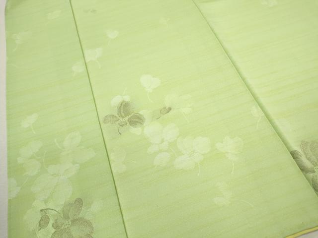 平和屋着物■上質な小紋　舞花文　金糸　正絹　逸品　CABD9839ze