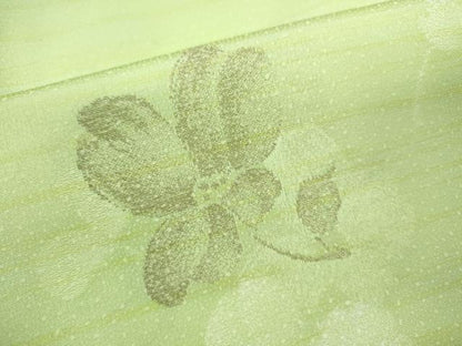 平和屋着物■上質な小紋　舞花文　金糸　正絹　逸品　CABD9839ze