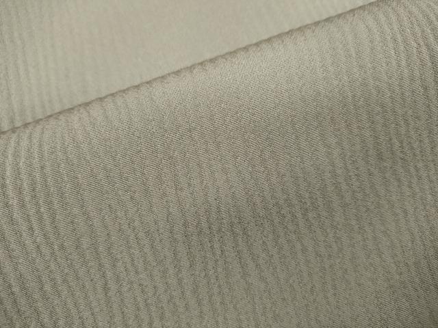 平和屋着物■上質な色無地　杢目地紋　桔梗鼠色　正絹　逸品　CABD9864ze