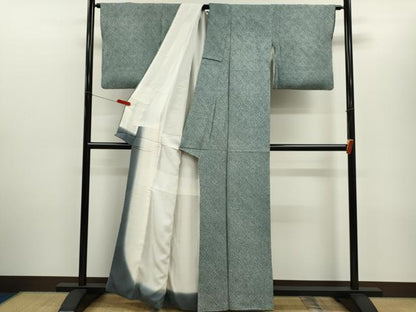 平和屋着物■大変加工の良い総絞り小紋 正絹 逸品 CABD9886ze