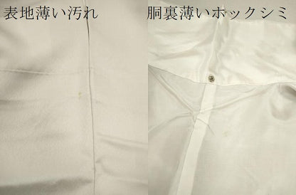 平和屋着物■訪問着　手描き　風景文　暈し染め　正絹　逸品　CABD9947ze