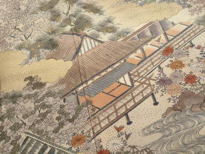 平和屋着物■豪華色留袖 風景草花文 暈し染め 金彩 正絹 逸品 CABD9954ze