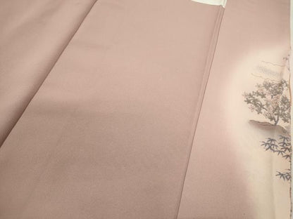 平和屋着物■豪華色留袖 風景草花文 暈し染め 金彩 正絹 逸品 CABD9954ze