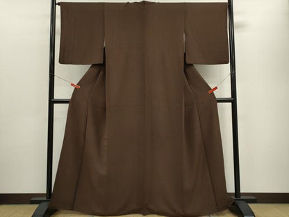 平和屋着物■上質な小紋 草木文 正絹 逸品 CABD9969ze