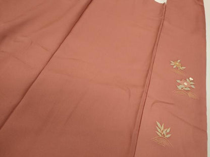 平和屋着物■訪問着 刺繍 花筏 暈し染め 金彩 正絹 逸品 CABD9977ze