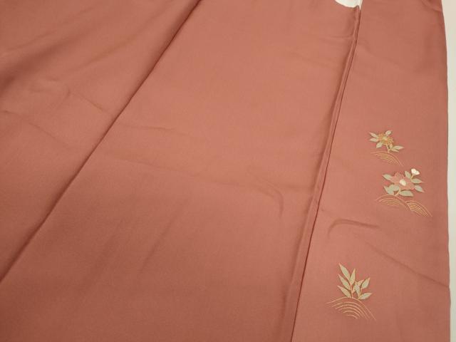 平和屋着物■訪問着 刺繍 花筏 暈し染め 金彩 正絹 逸品 CABD9977ze