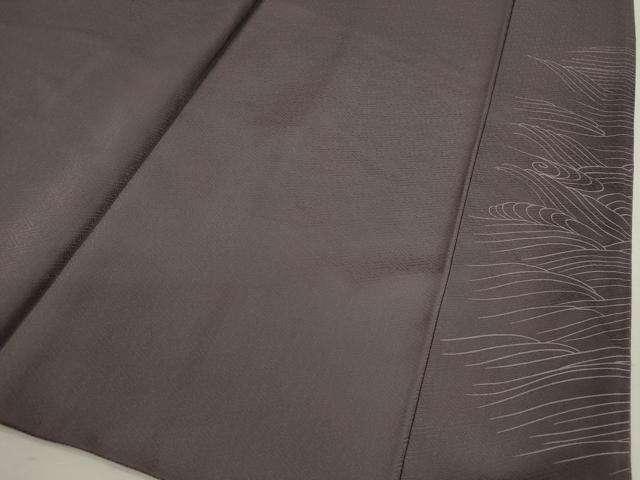 平和屋着物■訪問着　駒刺繍　立波萩文　正絹　逸品　CABD9992ze