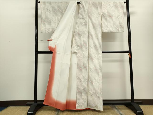 平和屋着物●上質な紬　斜線文　正絹　逸品　CABC2745vp 平和屋着物○男性 紬 アンサンブル 藍鉄色 正絹 逸品 CABE6954utの通販