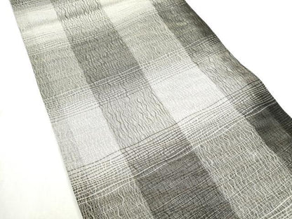 平和屋着物▽両面 太鼓柄袋帯 スリーシーズン 春夏秋 作家物 手描き 草花文 正絹 逸品 CABE0016hy