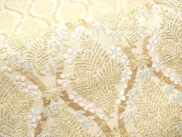 平和屋着物●六通柄袋帯　立涌鳥松竹梅　金銀糸　ますいわ屋扱い　正絹　逸品　CABE0062hy