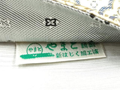 平和屋着物●両面　全通柄袋帯　花丸文　金糸　やまと誂製　正絹　逸品　CABE0066hy