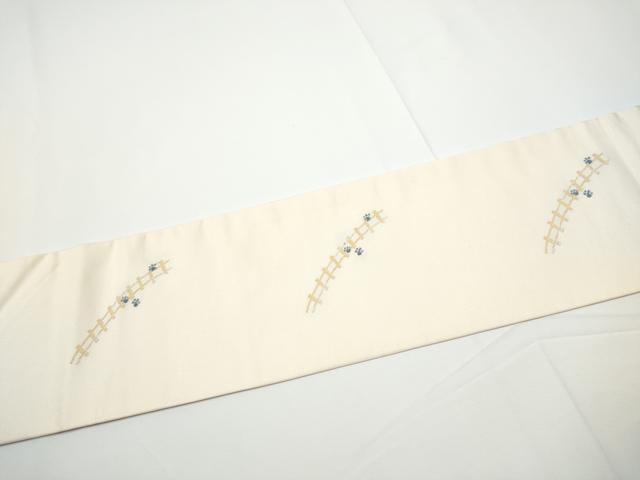 平和屋着物●九寸名古屋帯　唐織　猫　汽車　風船　金糸　正絹　逸品　CABE0127hy 平和屋着物○九寸名古屋帯 唐織 猫 汽車 風船 金糸 正絹 逸品 CABE0127hy