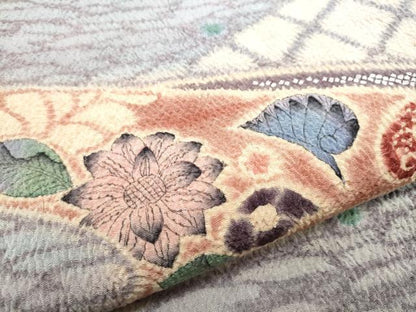 平和屋着物●伝統工芸士　水野保　保辻が花染　九寸名古屋帯　絞り　正絹　逸品　CABE0128hy