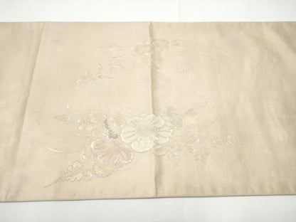 平和屋着物●西洞院辻が花　大脇一心　太鼓柄袋帯　銀糸　正絹　逸品　CABE0170hy