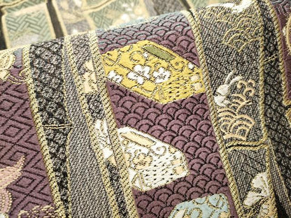 平和屋着物●全通全景柄袋帯　作家物　一図全通網羅錦　ますいわ屋扱い　正絹　逸品　CABE0210hy