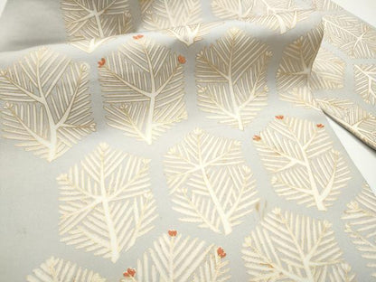 平和屋着物●塩瀬　九寸名古屋帯　刺繍　亀甲松葉文　金彩　正絹　逸品　CABE0262hy