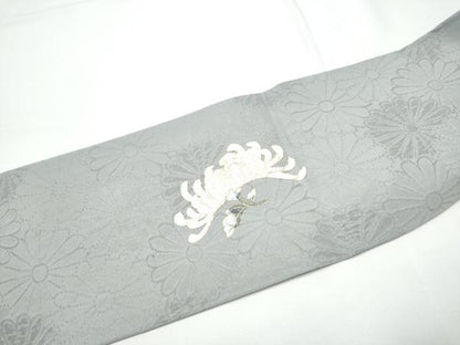 平和屋着物●九寸名古屋帯　乱菊　金銀彩　正絹　逸品　CABE0301hy