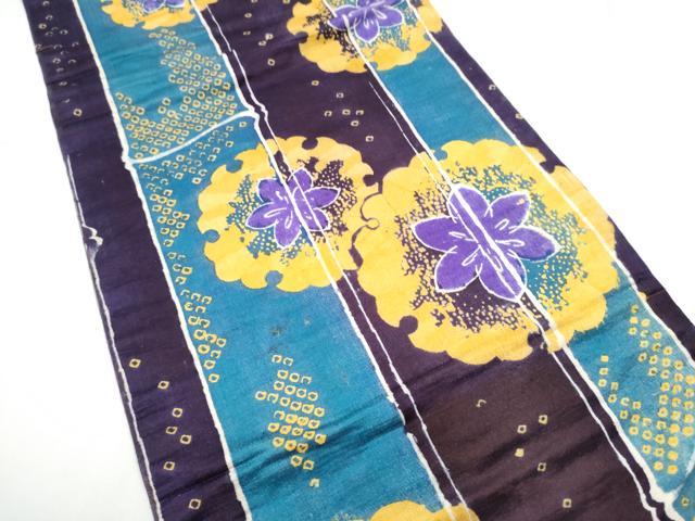 平和屋着物●アンティーク　大正ロマン　全通柄　京袋帯　雪輪花文　正絹　逸品　CABE0329hy