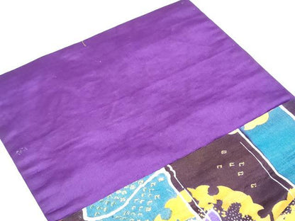 平和屋着物●アンティーク　大正ロマン　全通柄　京袋帯　雪輪花文　正絹　逸品　CABE0329hy