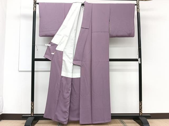 平和屋着物■上質な色無地　滅紫色　ますいわ屋扱い　正絹　逸品　CABE0433xi