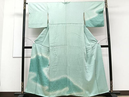 平和屋着物■訪問着　枝水玉文　正絹　逸品　CABE0442xi