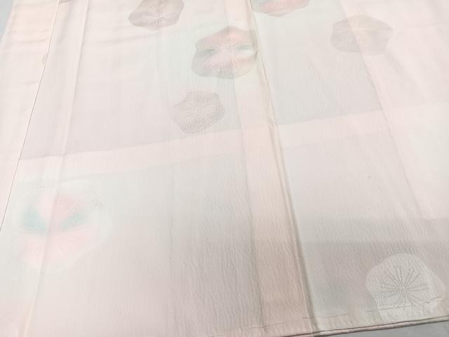 平和屋着物■長襦袢 無双仕立て 舞花文 暈し染め 正絹 逸品 CABE0461xi