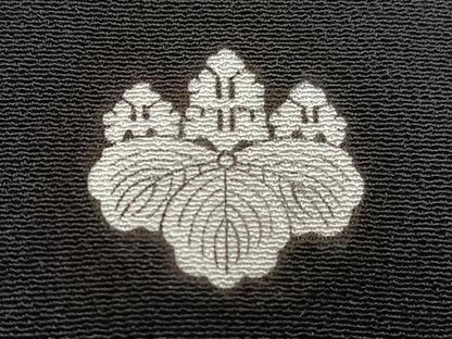 平和屋着物■豪華黒留袖 刺繍 花車文 金銀彩 正絹 逸品 CABE0465xi
