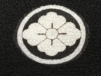 平和屋着物■豪華黒留袖　刺繍　鳳凰花文　金彩　正絹　逸品　CABE0523xi