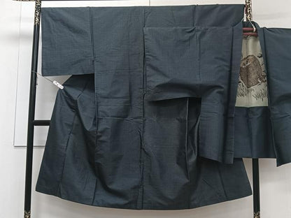 平和屋着物■男性 本場大島紬 アンサンブル 霞文 正絹 逸品 CABE0571xi