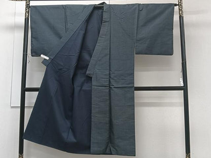 平和屋着物■男性 本場大島紬 アンサンブル 霞文 正絹 逸品 CABE0571xi