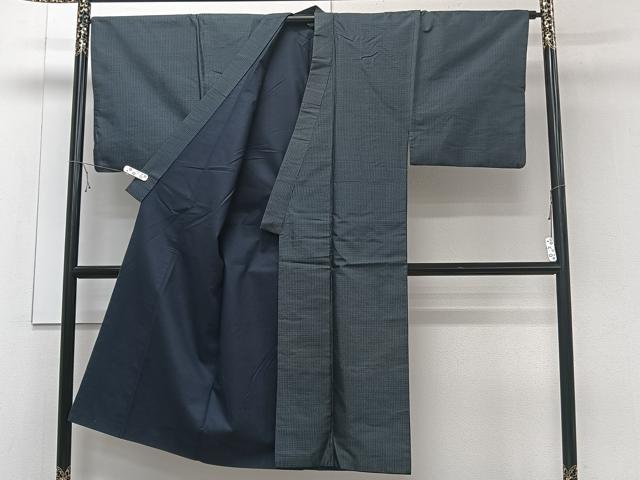平和屋着物■男性 本場大島紬 アンサンブル 霞文 正絹 逸品 CABE0571xi