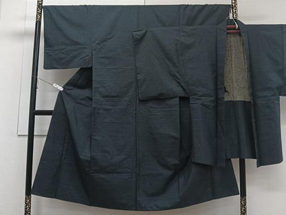 平和屋着物■男性 本場大島紬 アンサンブル 霞文 正絹 逸品 CABE0572xi