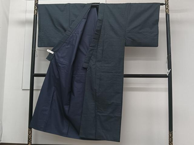 平和屋着物■男性 本場大島紬 アンサンブル 霞文 正絹 逸品 CABE0572xi