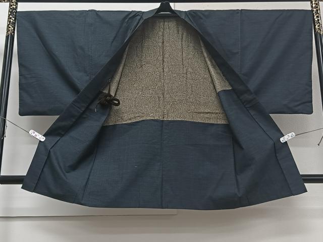 平和屋着物■男性 本場大島紬 アンサンブル 霞文 正絹 逸品 CABE0572xi