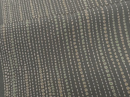 平和屋着物■上質な小紋 縞 正絹 逸品 CABE0583xi