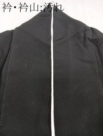 平和屋着物■豪華黒留袖 風景花文 金彩 正絹 逸品 CABE0615xi