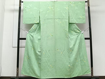 平和屋着物■上質な小紋 舞葉文 正絹 逸品 CABE0645xi