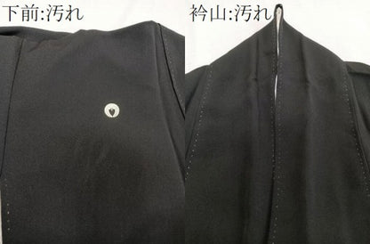 平和屋着物■豪華黒留袖　渡橋飛鶴文　金彩　正絹　逸品　CABE0648xi