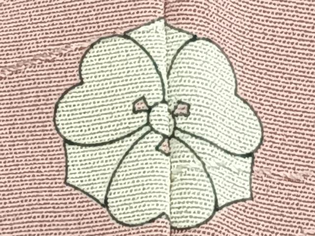 平和屋着物■上質な色無地 舞芝地紋 珊瑚色 正絹 逸品 CABE0653xi
