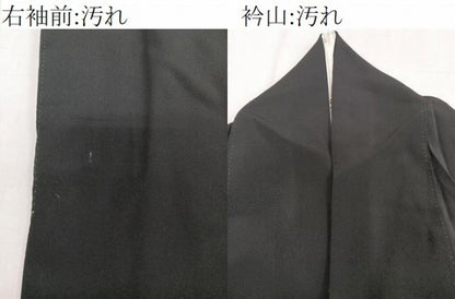 平和屋着物■豪華黒留袖 刺繍 道長風景花文 松竹梅 金彩 正絹 逸品 CABE0654xi