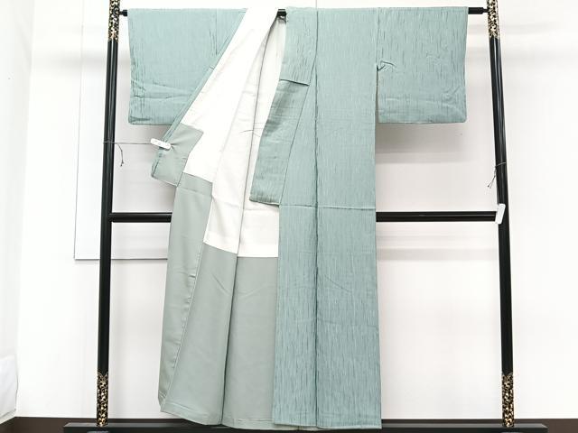 平和屋着物■上質な色無地 水浅葱色 正絹 逸品 CABE0686xi