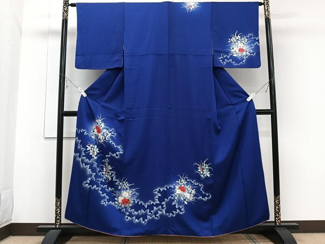 平和屋着物■訪問着 草花文 暈し染め 正絹 逸品 CABE0691xi