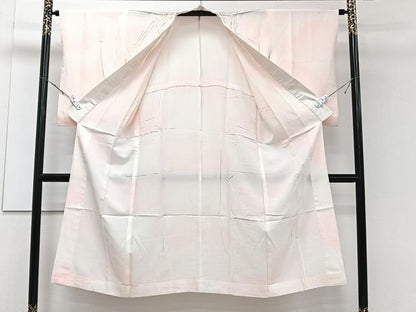 平和屋着物■長襦袢 無双仕立て 霞文 暈し染め 半衿刺繍 正絹 逸品 CABE0748xi