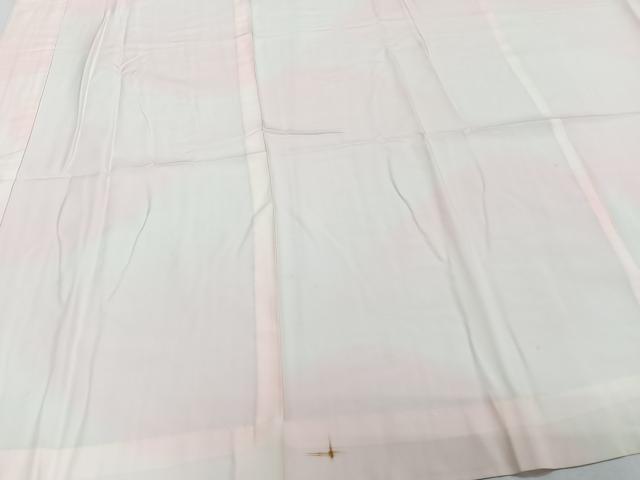 平和屋着物■長襦袢 無双仕立て 霞文 暈し染め 半衿刺繍 正絹 逸品 CABE0748xi