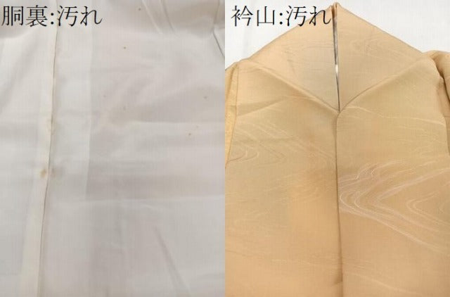 平和屋着物■上質な小紋 流水地紋 地紋お越し 暈し染め 正絹 逸品 CABE0767xi