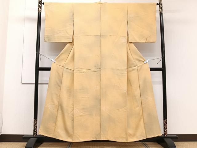 平和屋着物■上質な小紋 流水地紋 地紋お越し 暈し染め 正絹 逸品 CABE0767xi