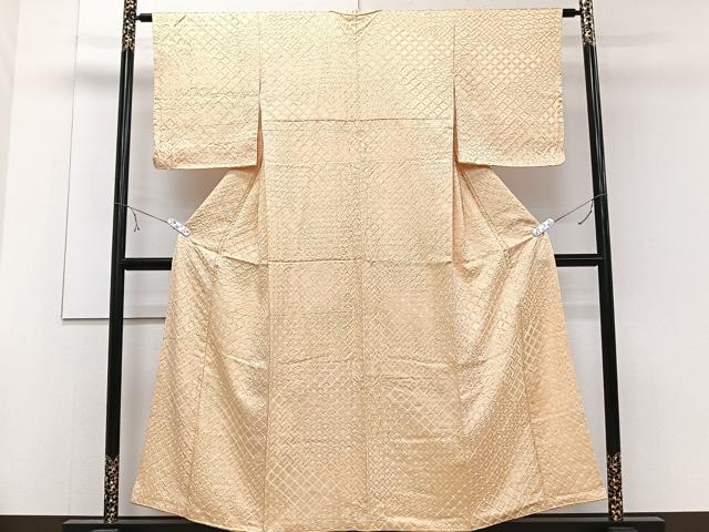 平和屋着物■上質な小紋 総絞り 吉祥文 正絹 逸品 CABE0771xi