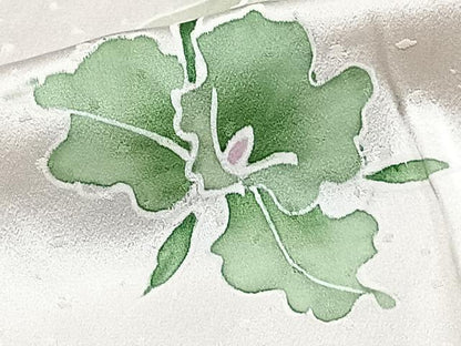平和屋着物■上質な小紋 舞葉文 暈し染め 正絹 逸品 CABE0786xi